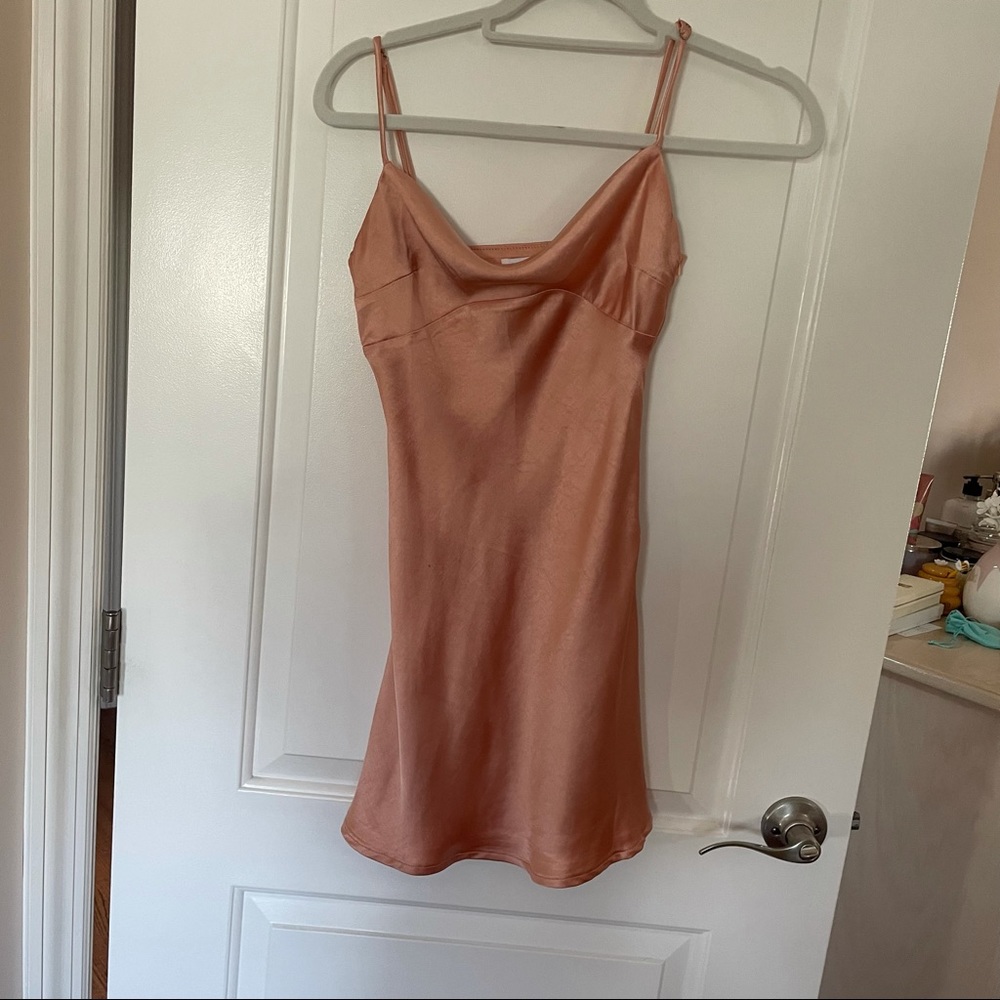 silky mini dress
